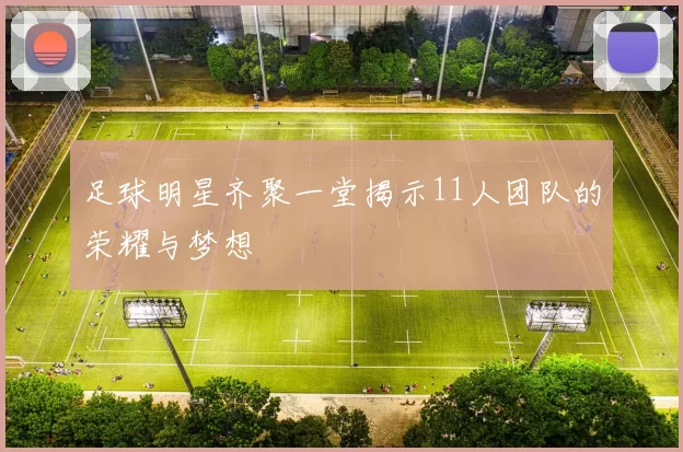 足球明星齐聚一堂揭示11人团队的荣耀与梦想